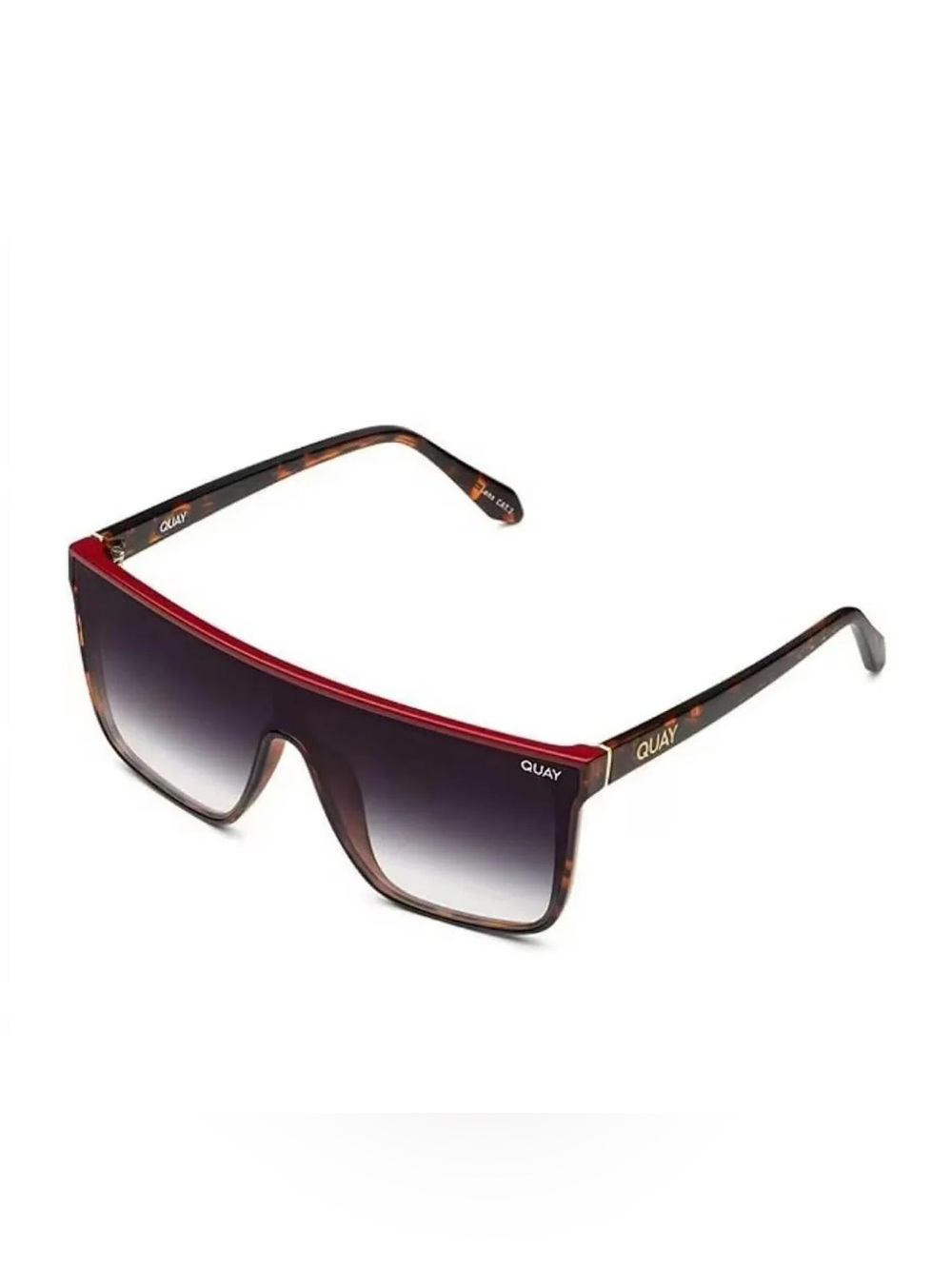 Quay Nightfall Red Top Tortoise Shell Sunglasses - Picture 2 of 15